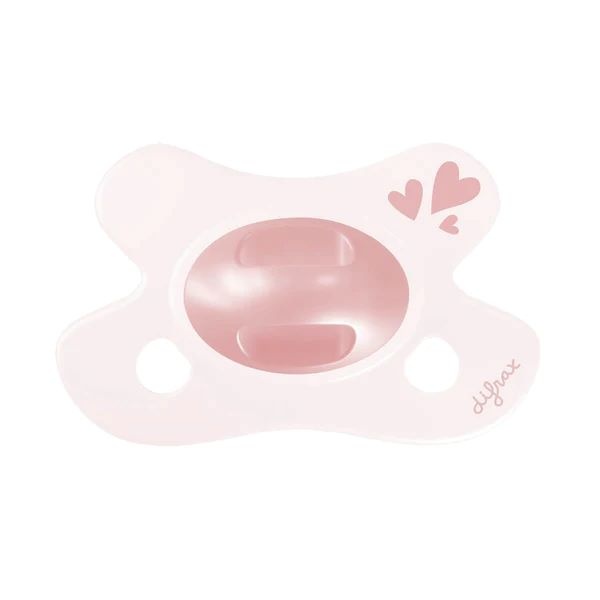DIFRAX FOPSPEEN NATURAL LITTLE VENTURE NEWBORN SOFT PINK HEARTS