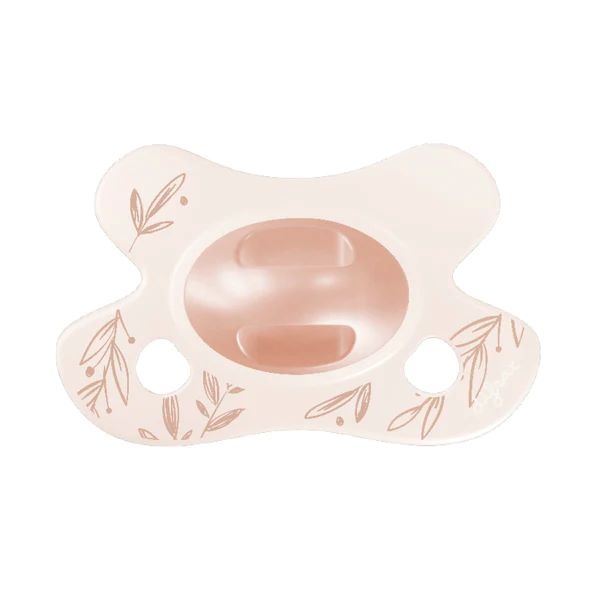 DIFRAX FOPSPEEN NATURAL LITTLE VENTURE NEWBORN DUSTY PINK LEAFS