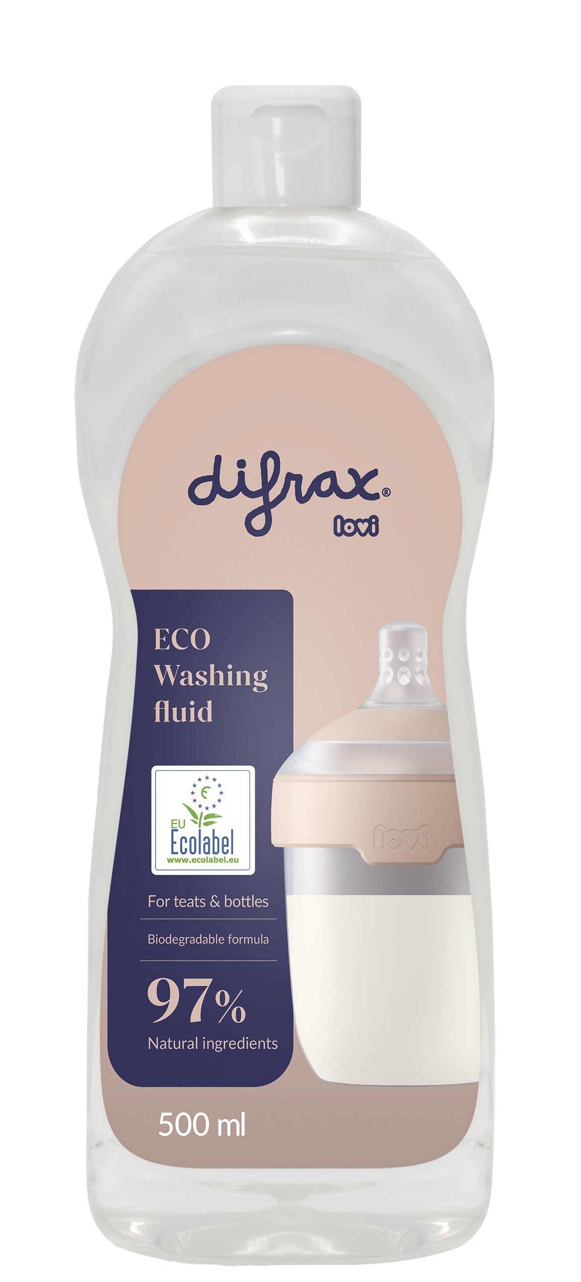 DIFRAX ECO AFWASMIDDEL VOOR SPENEN EN FLESSEN