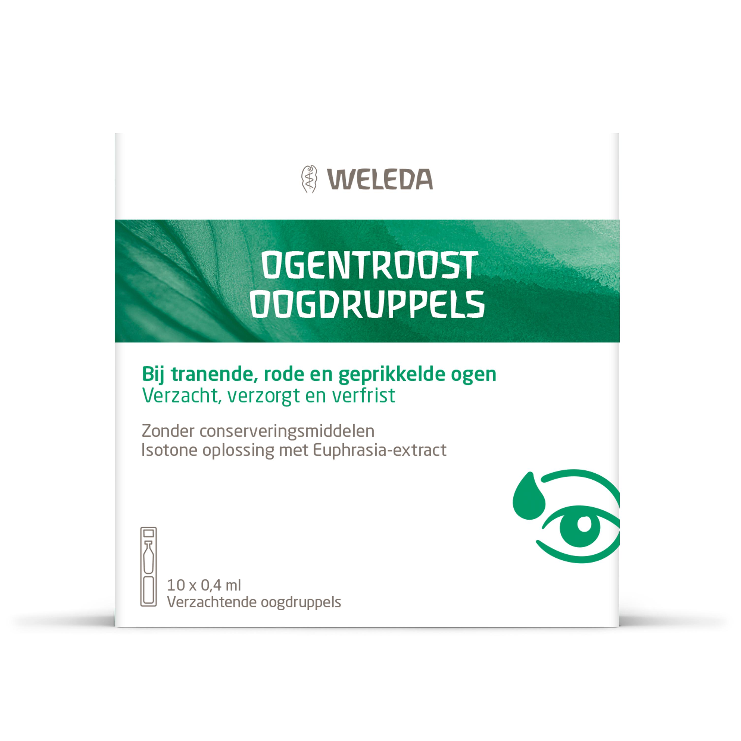 WELEDA OGENTROOST OOGDRUPPELS RODE/GEPRIKKELD