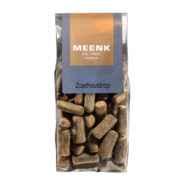 MEENK ZOETHOUTDROP STAZAKJE