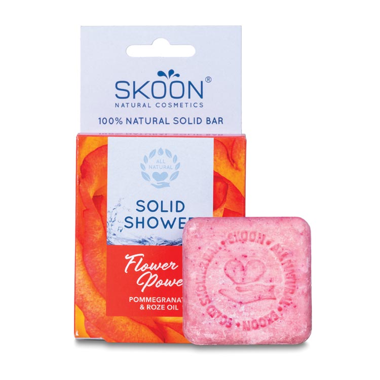 SKOON SOLID SHOWER GEL FLOWER POWER