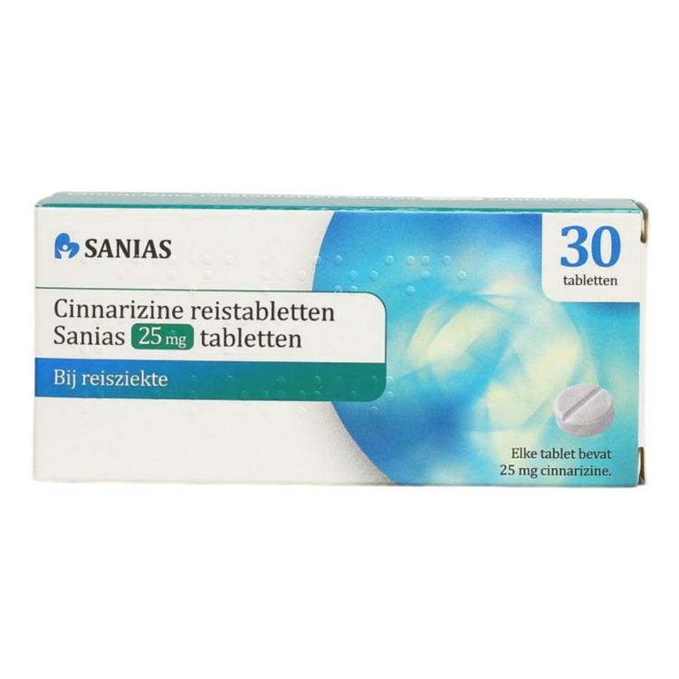 SANIAS REISTABLET CINNARIZINE 25 MG