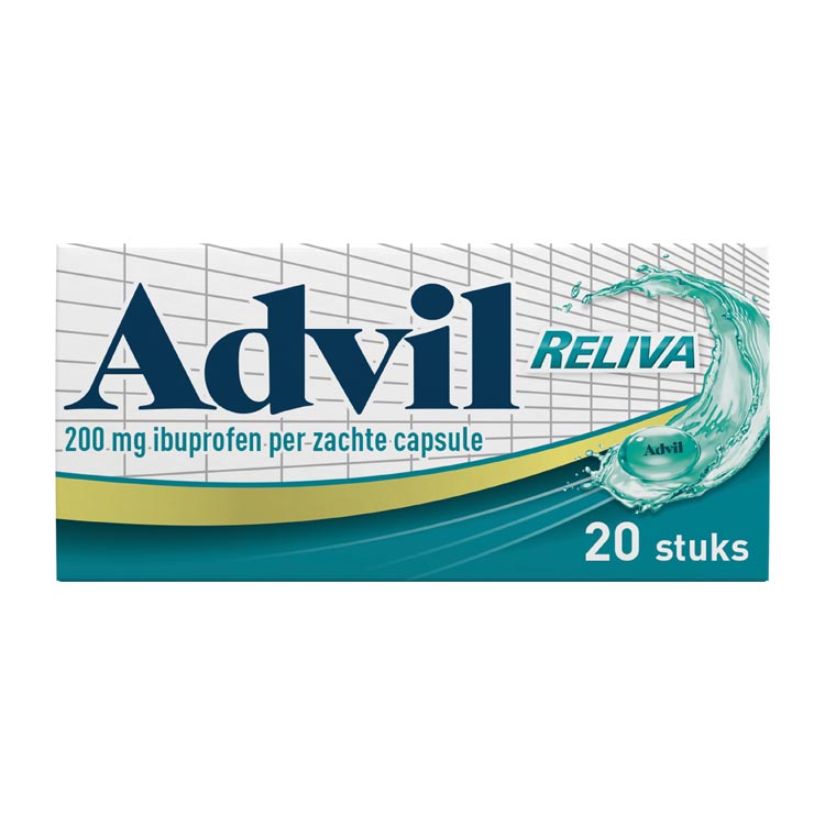 ADVIL RELIVA LIQUID CAPS 200 MG
