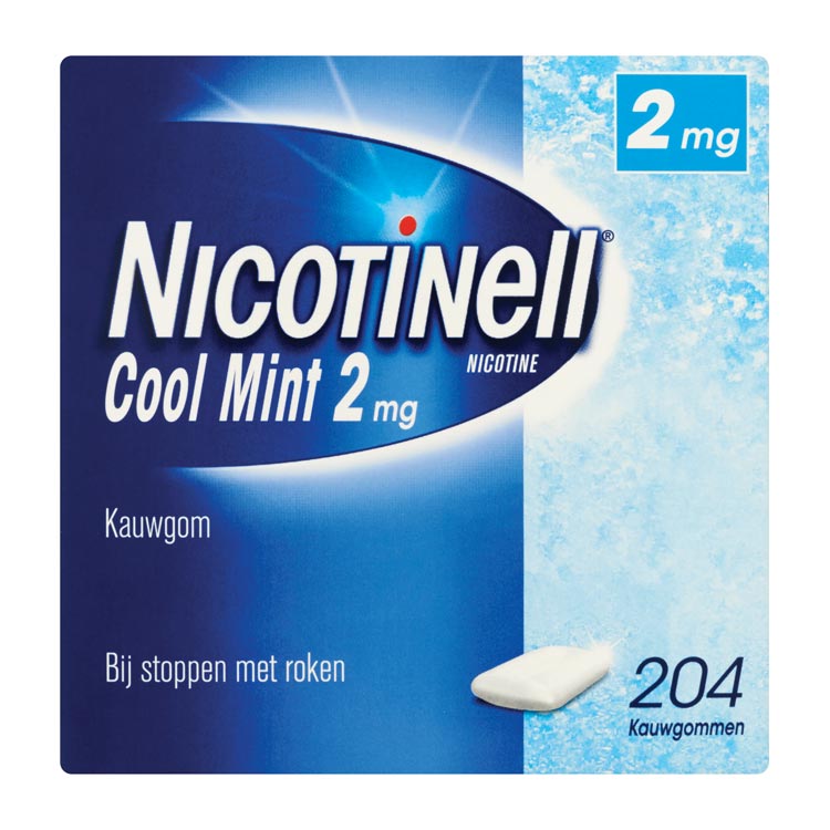 NICOTINELL KAUWGOM 2MG COOLMINT