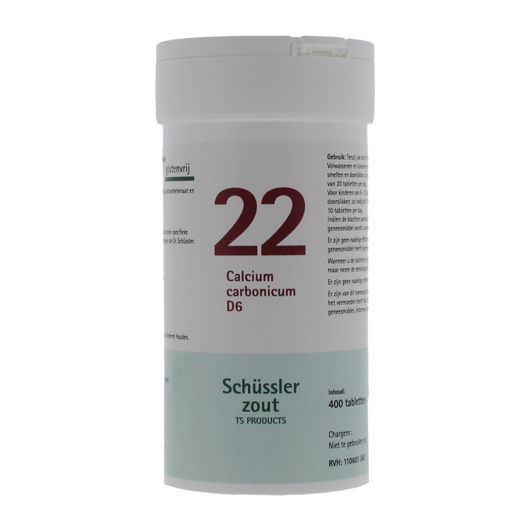 PFLUGER SCHUSSLERZOUTEN NR. 22 CALCIUM CARBONICUM D6