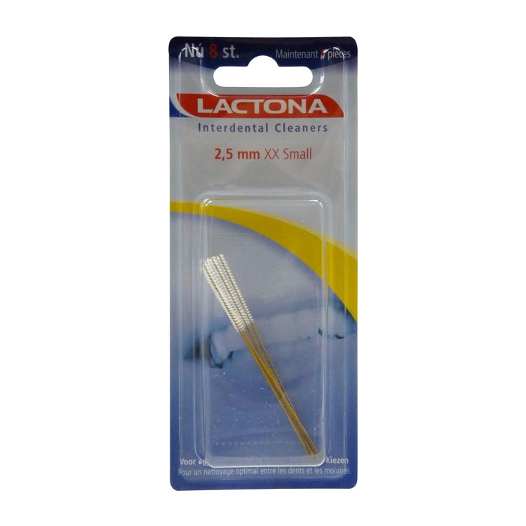 LACTONA INTERDENTAL CLEANER XXS-LONG 2.5MM