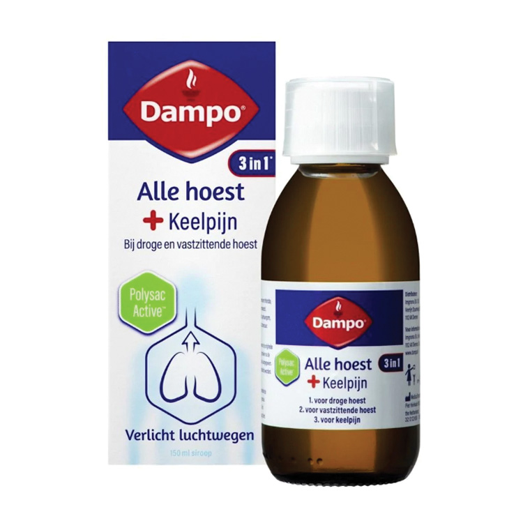 DAMPO ALLE HOEST   KEELPIJN