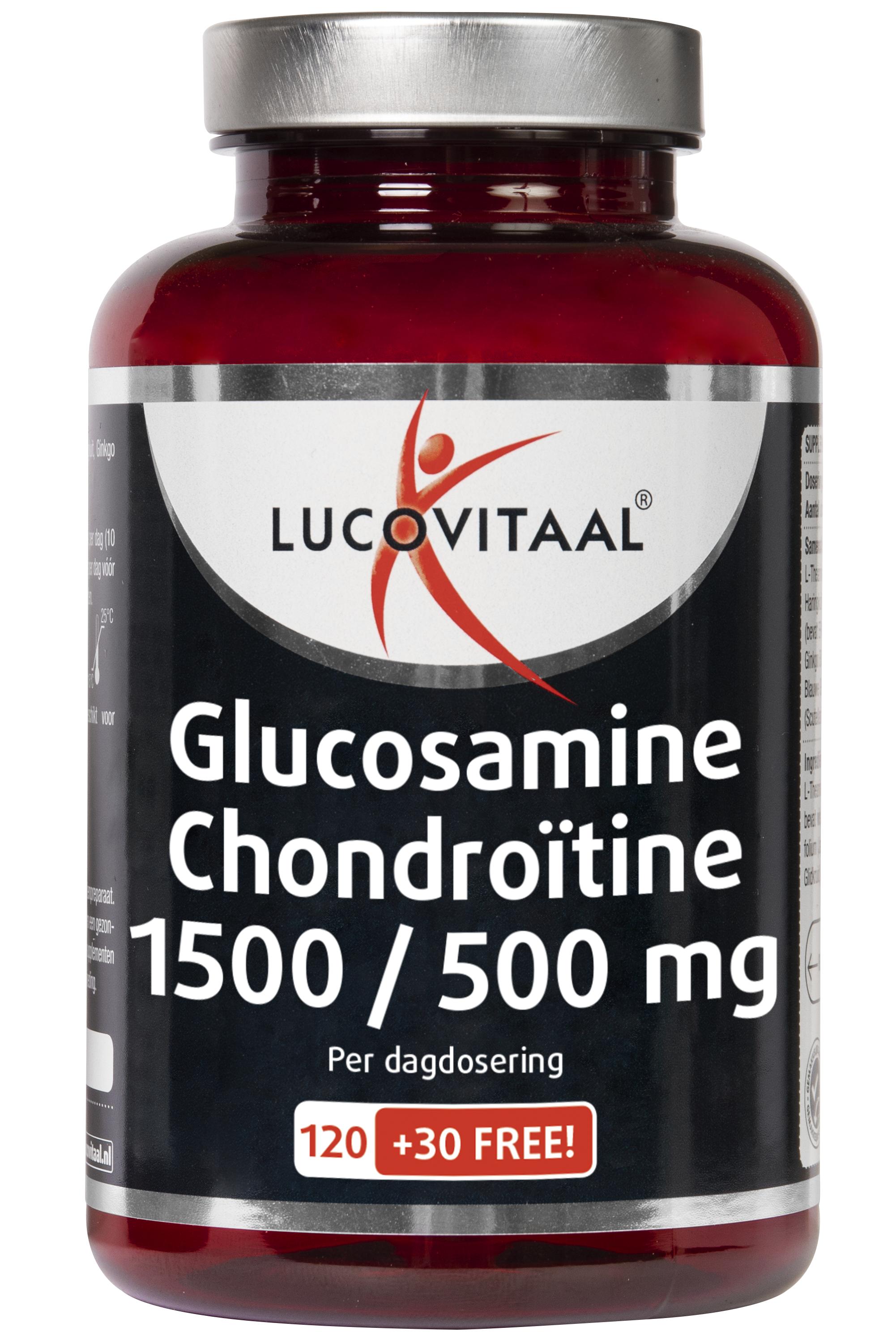 LUCOVITAAL GLUCOSAMINE/CHONDROITINE 1500/500MG
