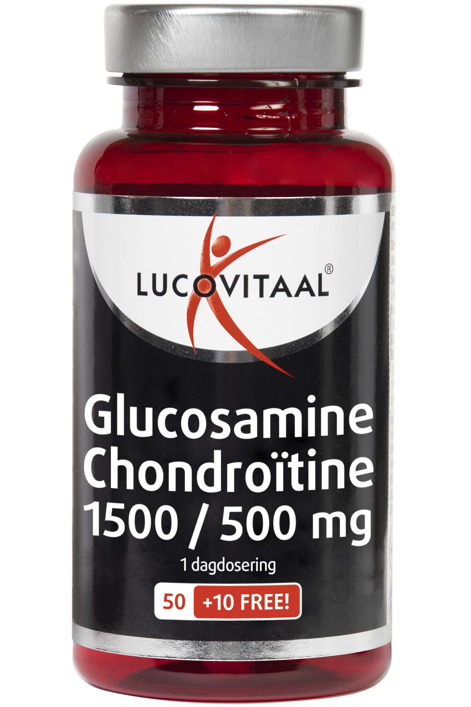 LUCOVITAAL GLUCOSAMINE/CHONDROITINE 1500/500MG