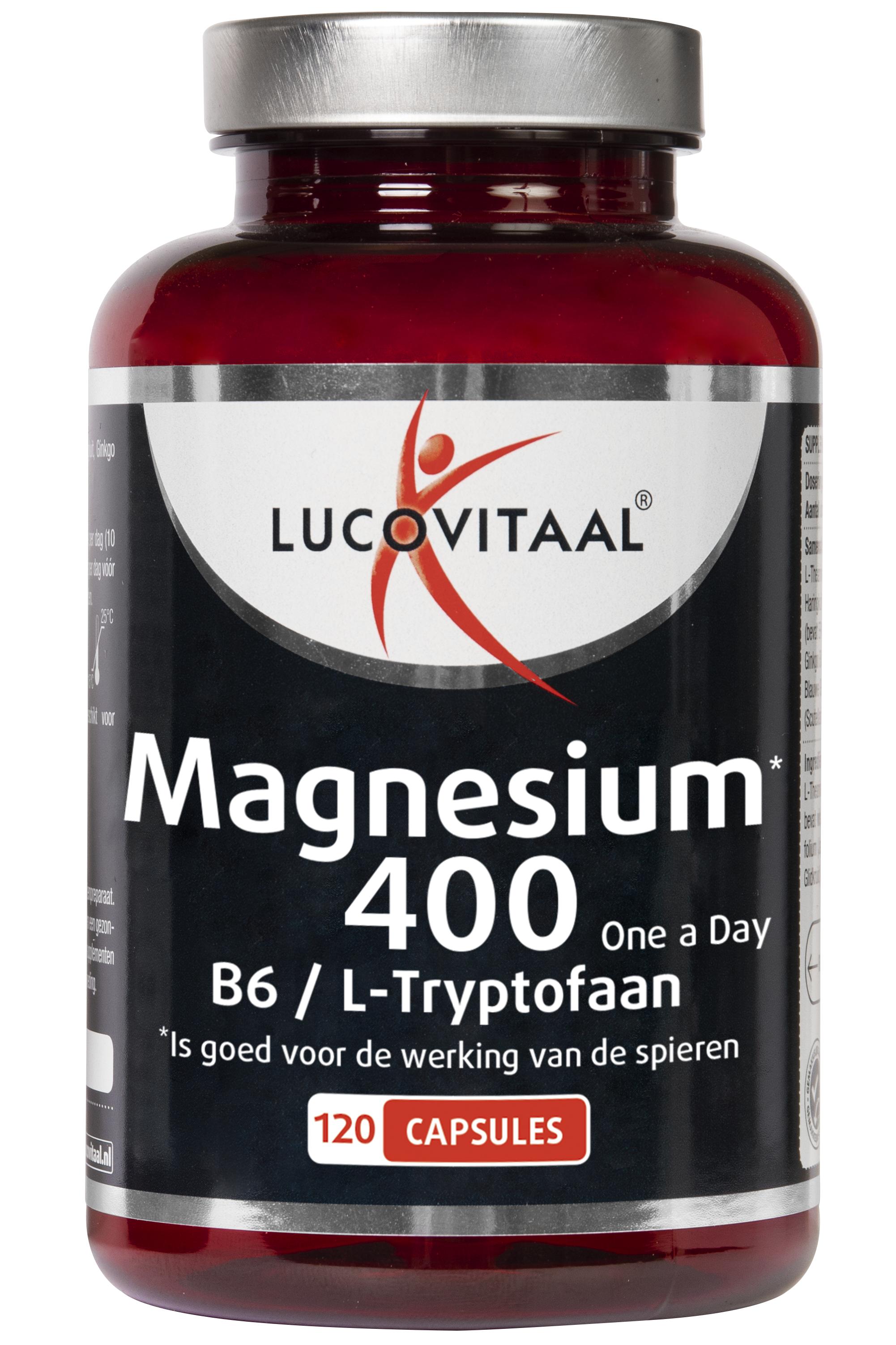 LUCOVITAAL MAGNESIUM 400 L-TRYPTOFAAN