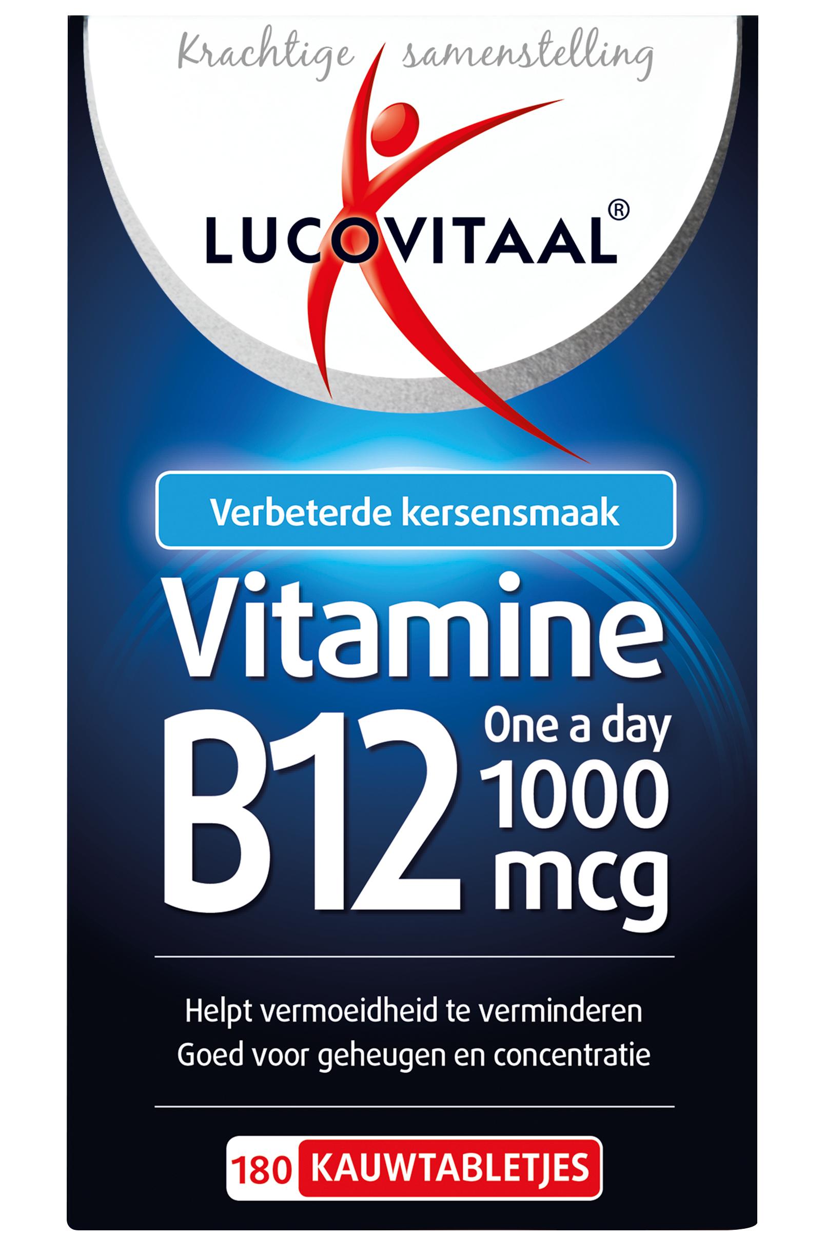 LUCOVITAAL VITAMINE B12 ONE A DAY 1000MCG