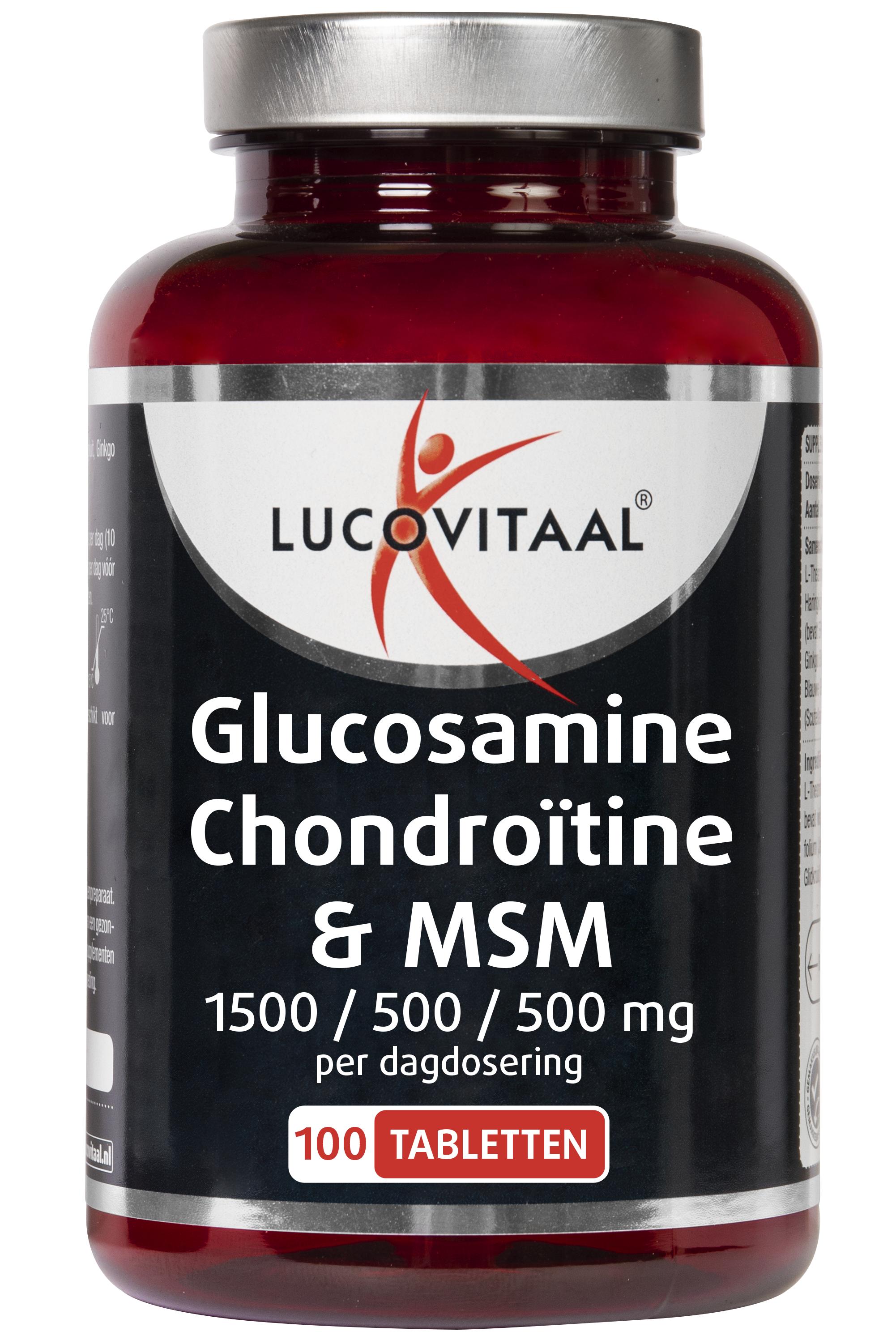 LUCOVITAAL GLUCOSAMINE/CHONDROITINE    MSM