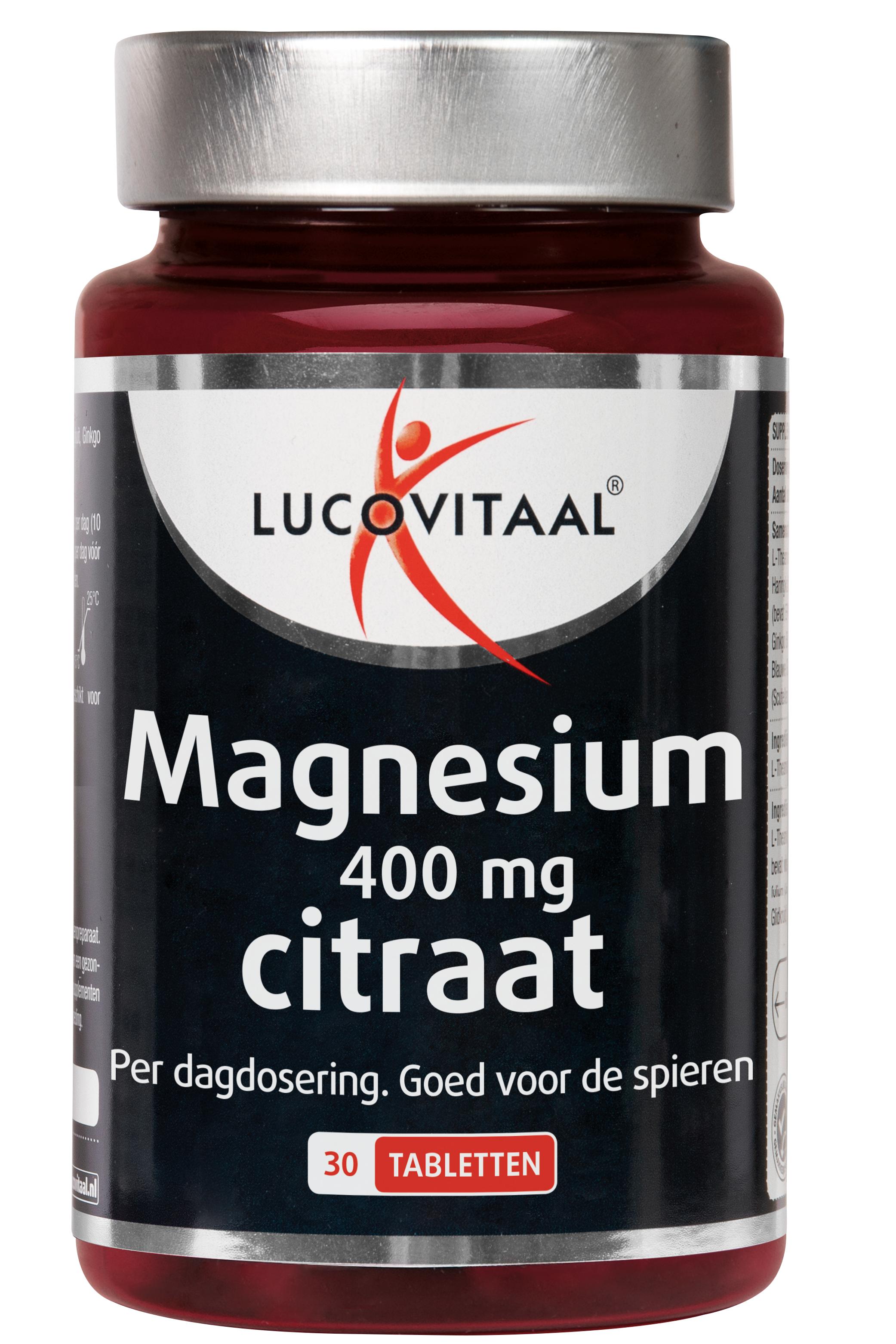 LUCOVITAAL MAGNESIUM CITRAAT 400 MG