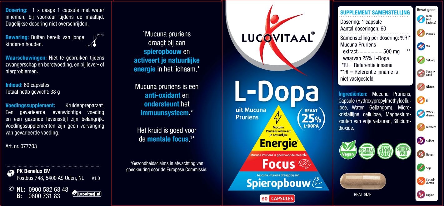 LUCOVITAAL L-DOPA MUCANA PRURIENS