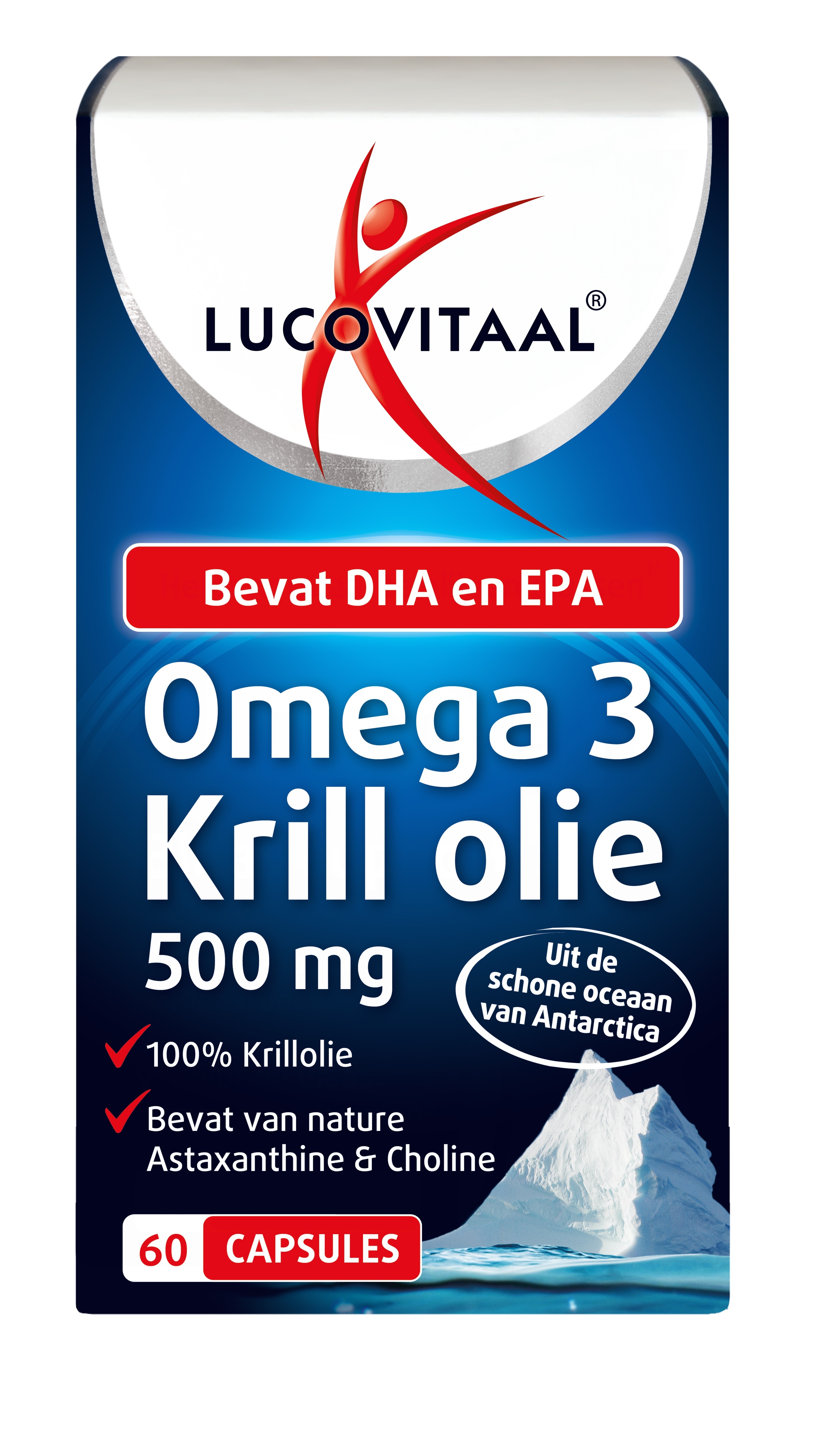 LUCOVITAAL OMEGA 3 KRILL OLIE 500MG