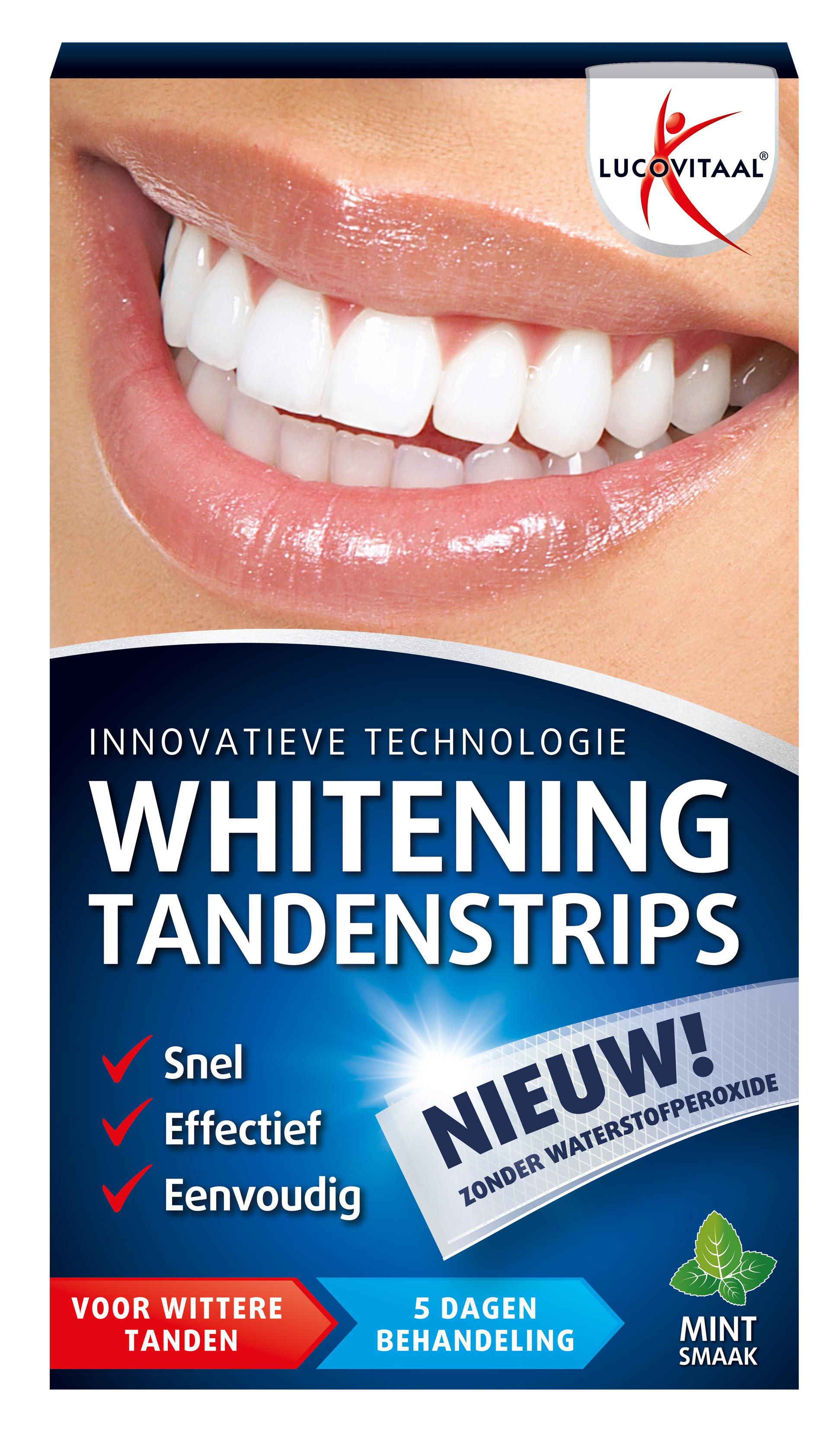 LUCOVITAAL WHITENING TANDENSTRIPS MINTSMAAK