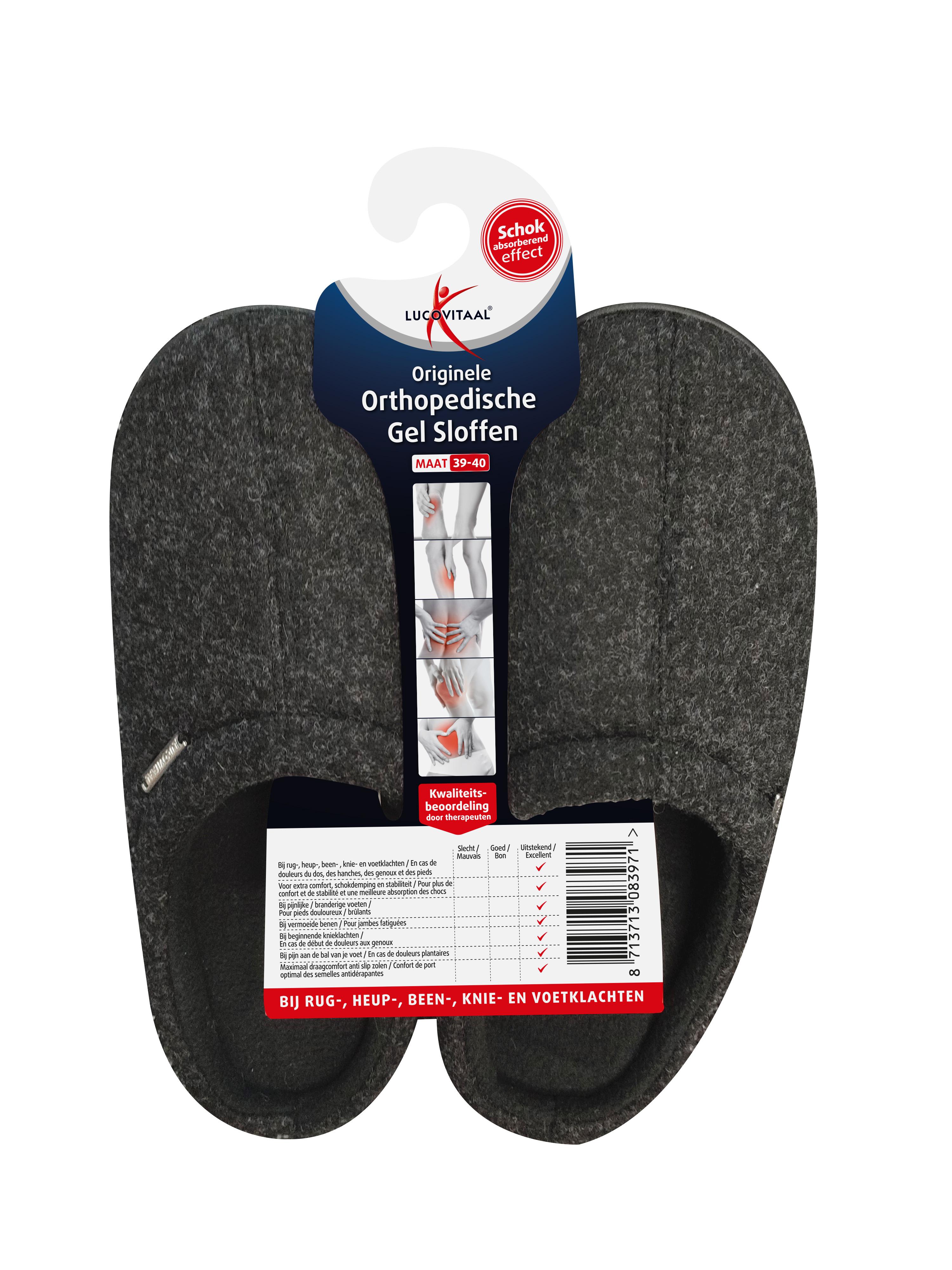 LUCOVITAAL SLOF GEL ORTHOPEDISCHE M.39-40 HANGER