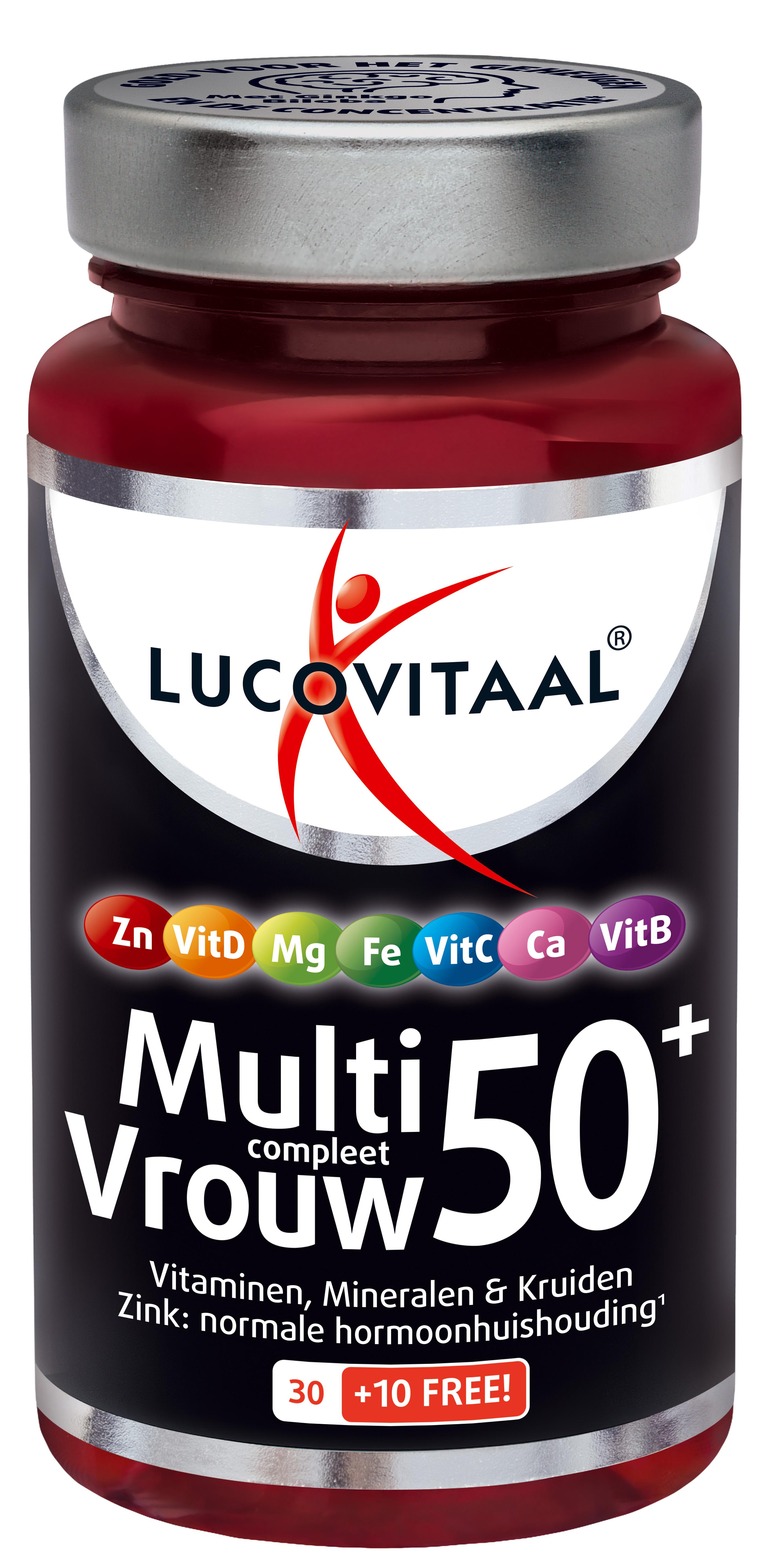 LUCOVITAAL MULTI COMPLEET VROUW 50