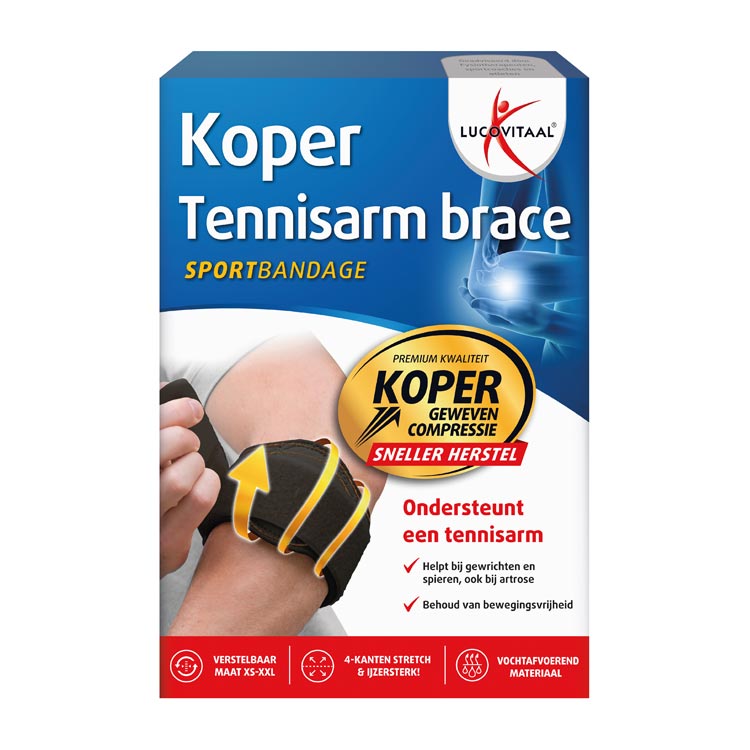 LUCOVITAAL BRACE TENNISARM KOPER