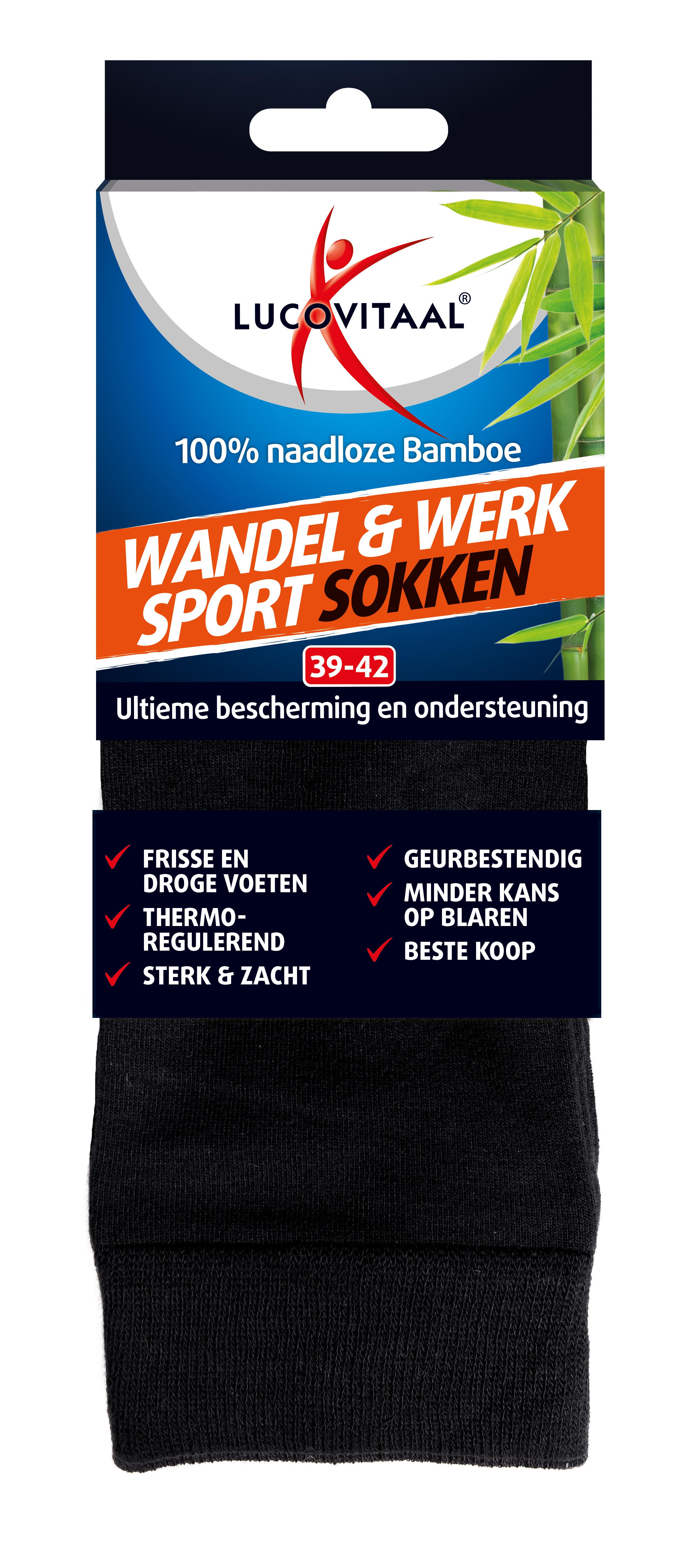 LUCOVITAAL BAMBOE WANDEL, WERK   SPORTSOK 39-42