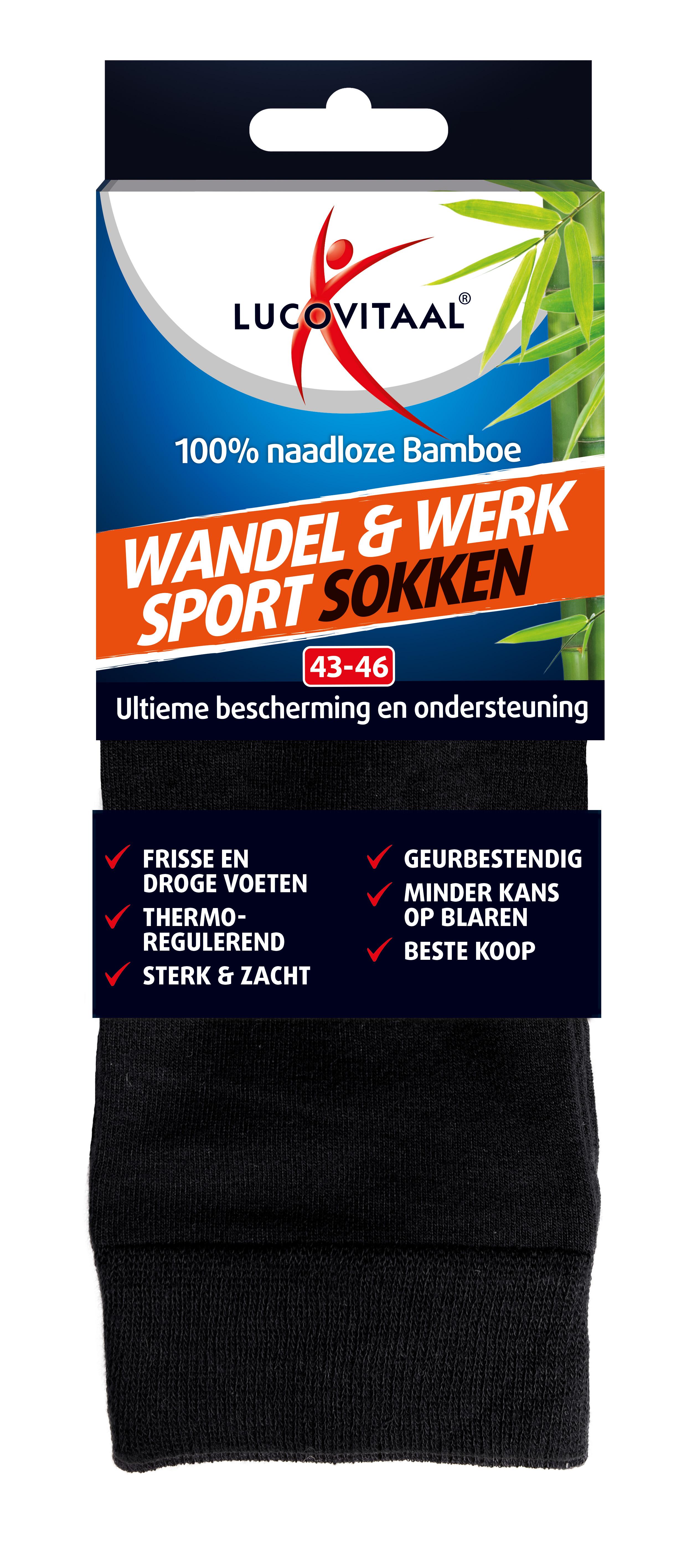 LUCOVITAAL BAMBOE WANDEL, WERK   SPORTSOK 43-46