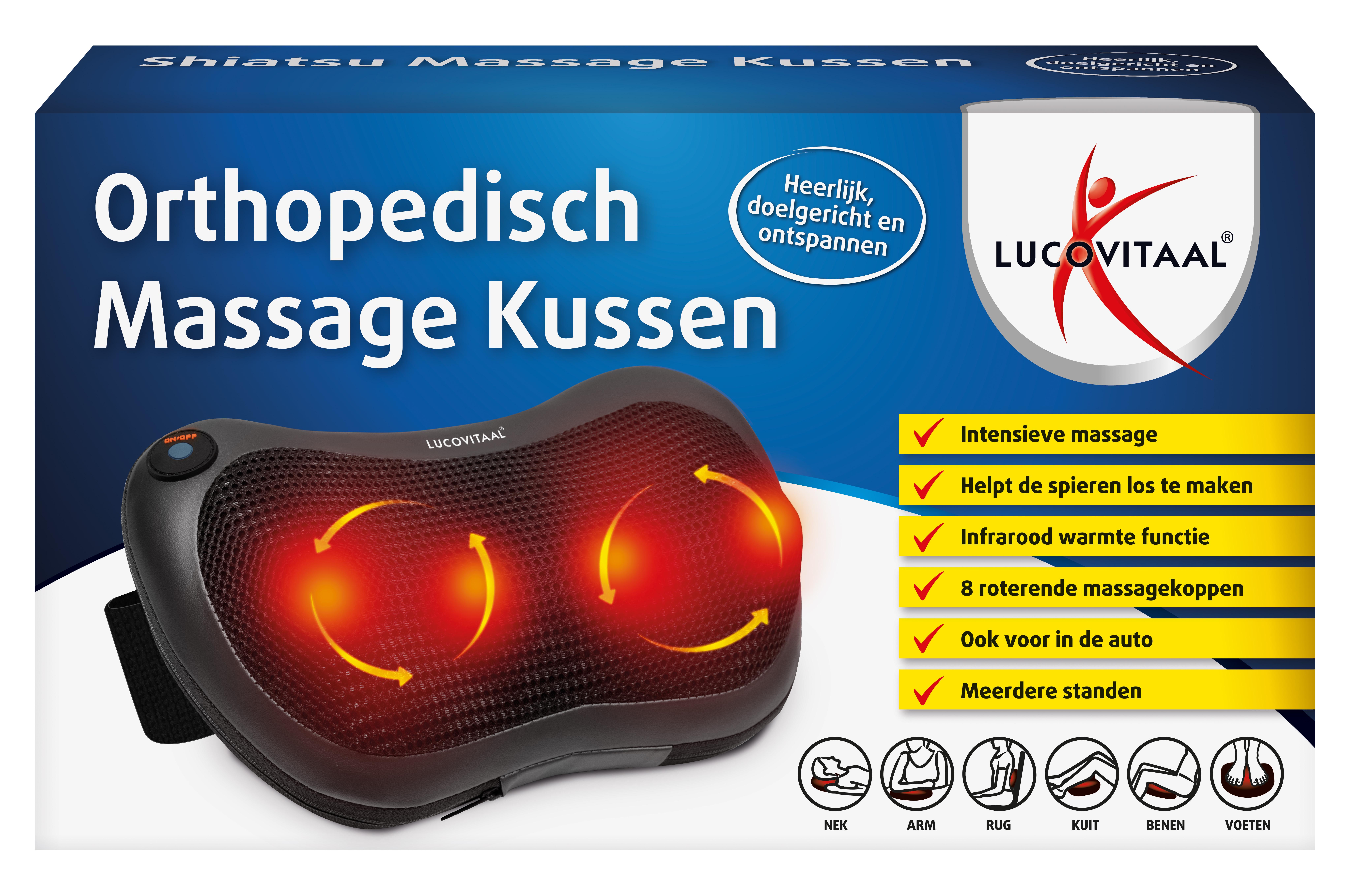 LUCOVITAAL OTRHOPEDISCH MASSAGE KUSSEN