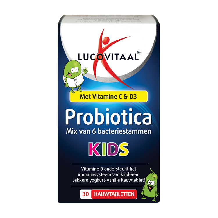 LUCOVITAAL PROBIOTICA KIDS KAUWTABLETTEN