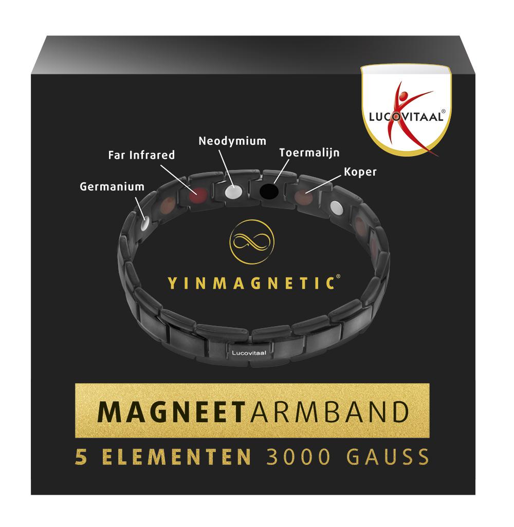LUCOVITAAL ARMBAND MAGNEET YM@ ZWART