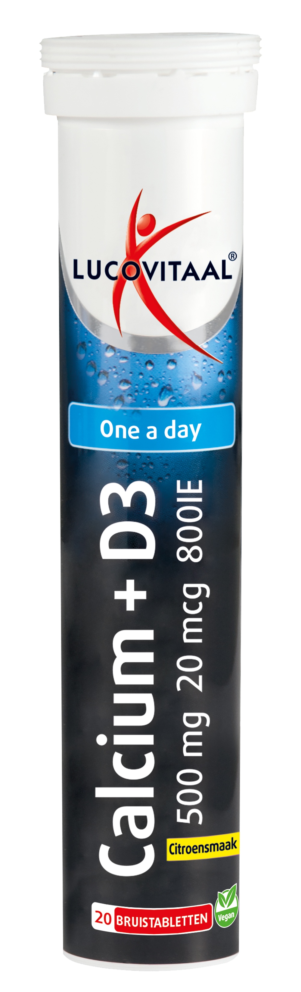 LUCOVITAAL CALCIUM D3 500MG CITROEN BRUISTABLET