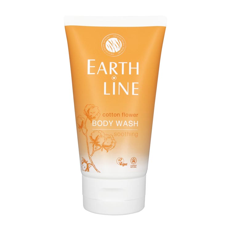 EARTH-LINE BODY WASH COTTON FLOWER