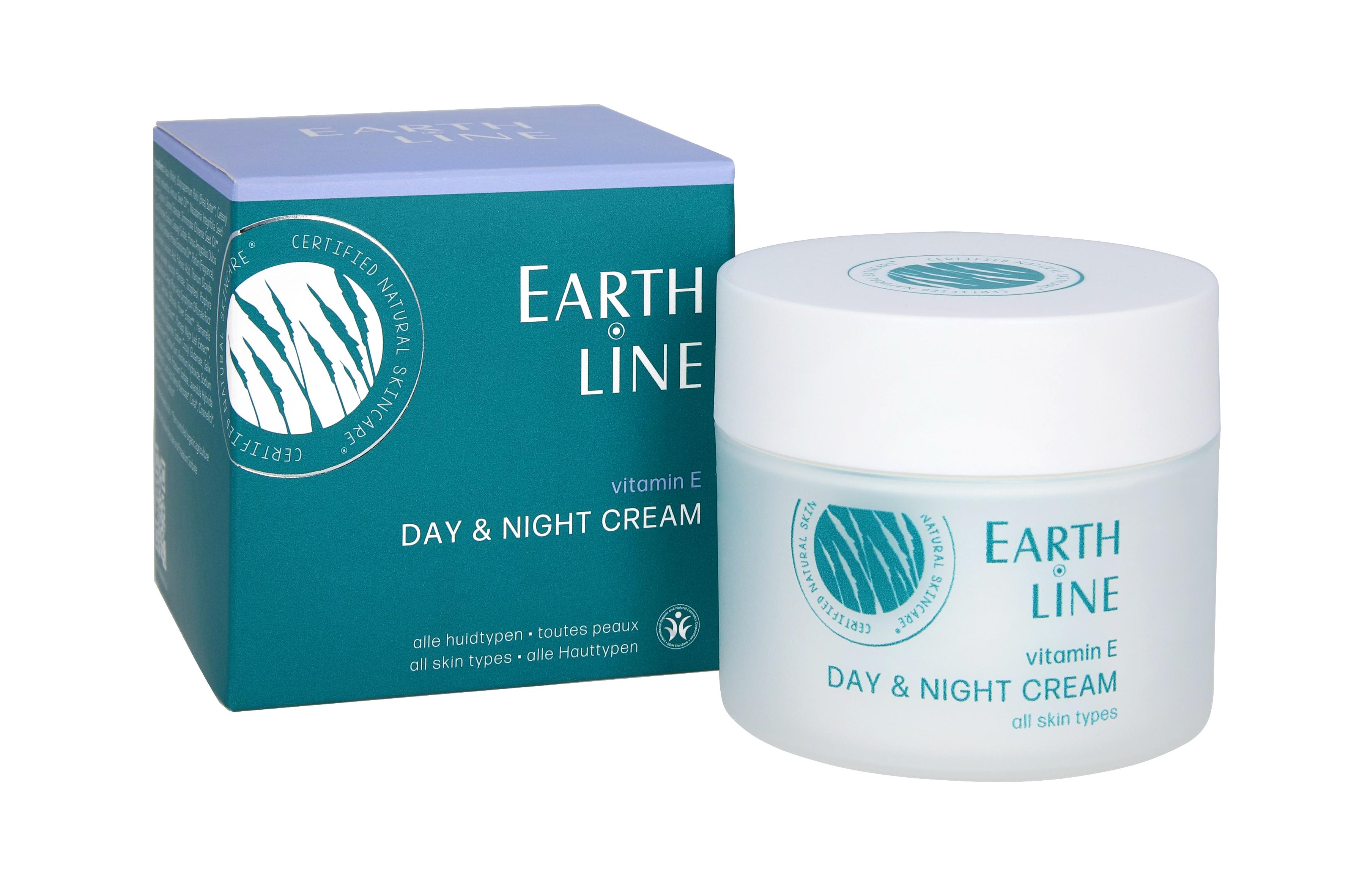 EARTH-LINE VITAMINE E DAG   NACHTCREME