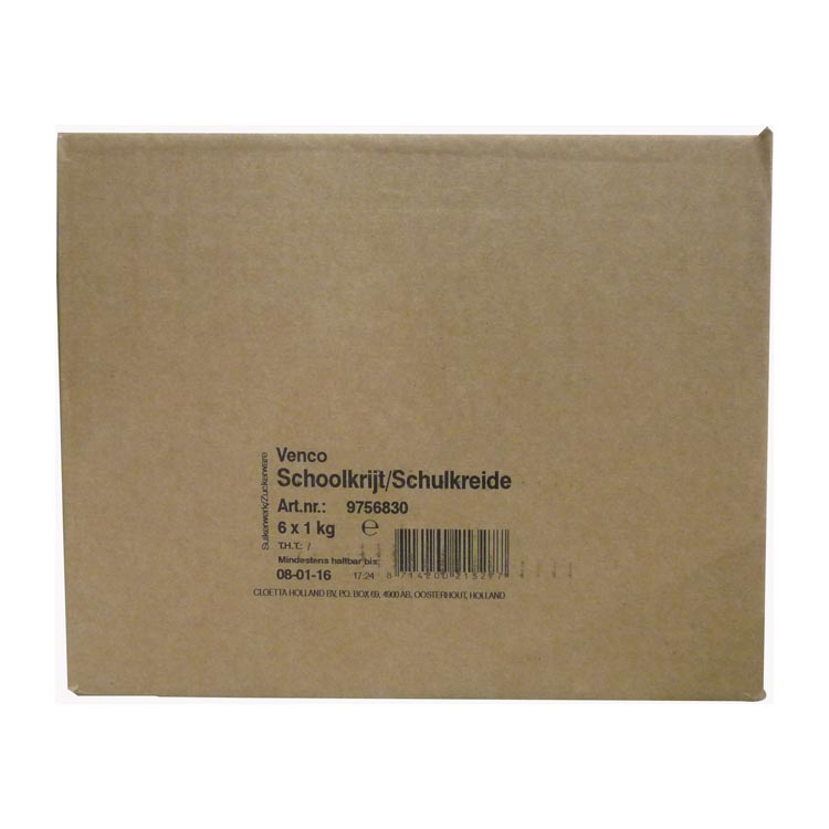VENCO SCHOOLKRIJTJES 6X1 KG