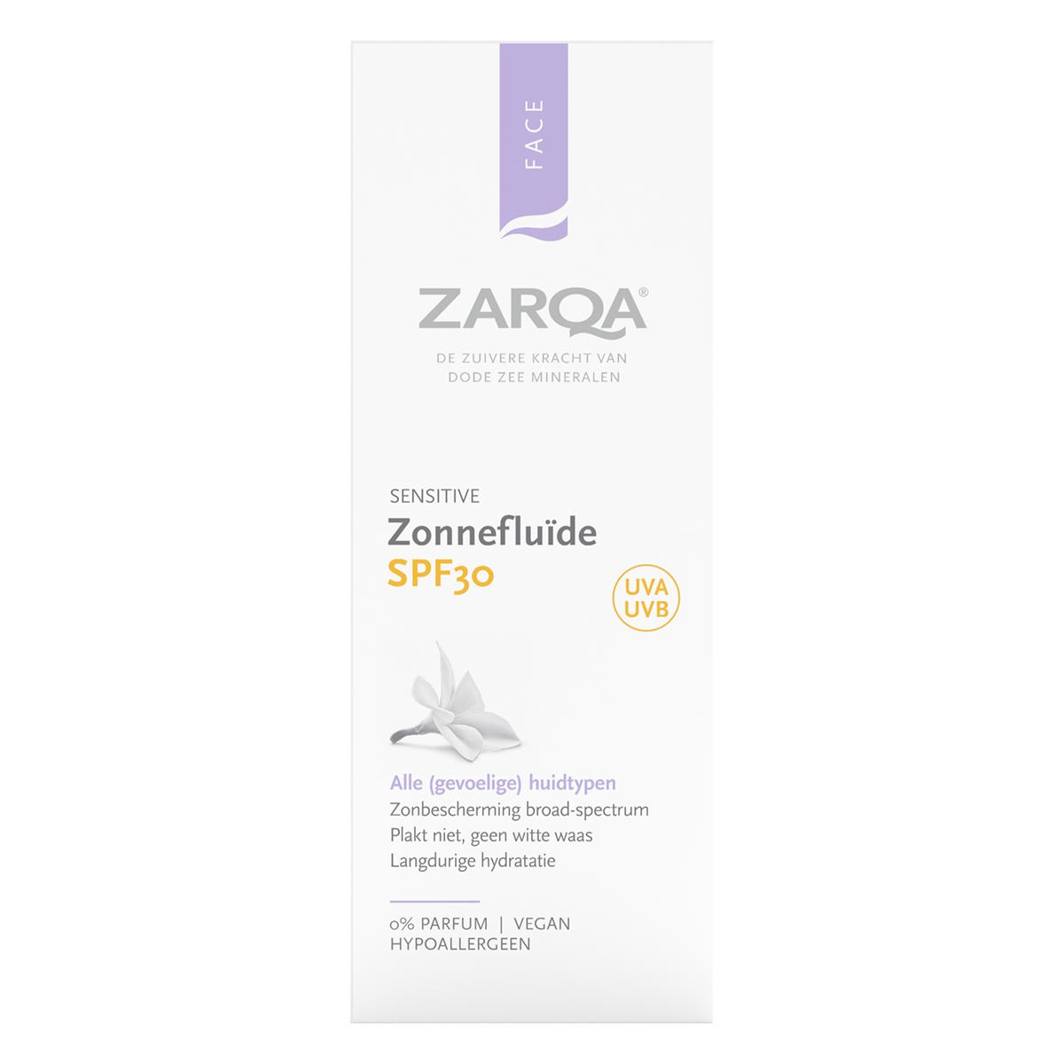 ZARQA ZONNEFLUIDE SENSITIVE SPF30