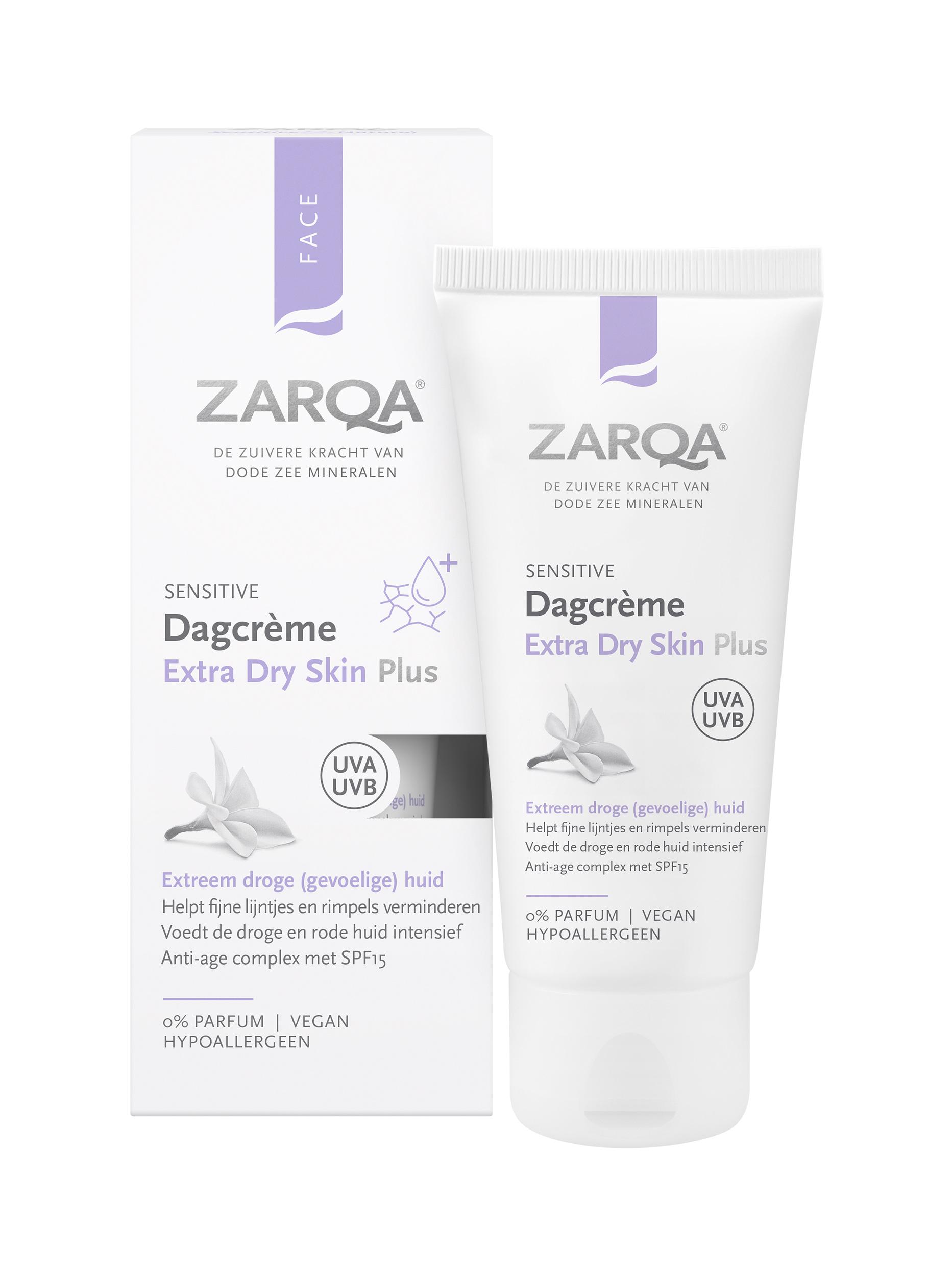 ZARQA FACE DAGCREME EXTRA DRY SKIN PLUS SENSITIVE SPF 15