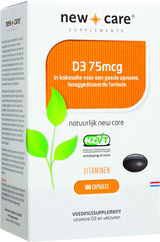 NEW CARE VITAMINE.D3 75 MCG