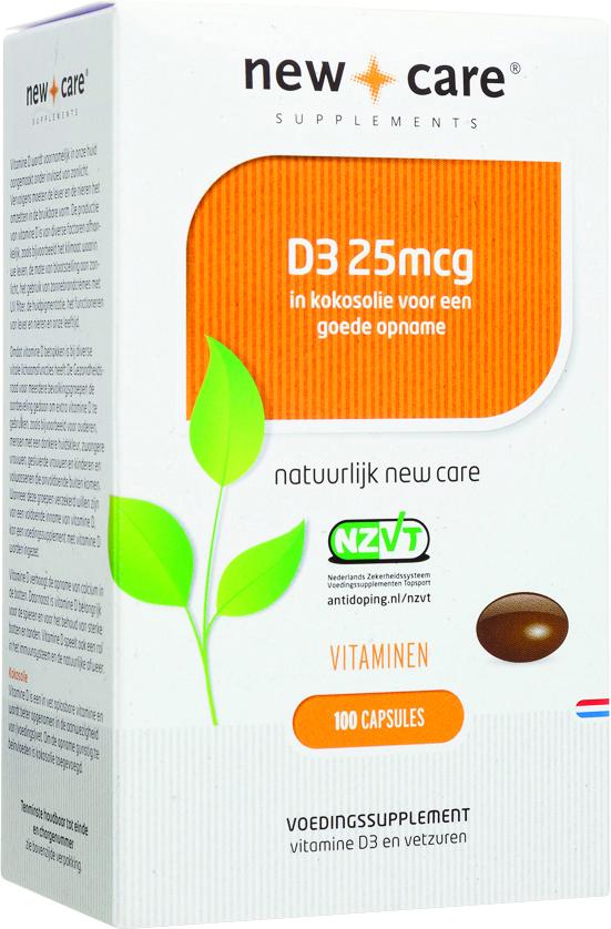 NEW CARE VITAMINE.D3 25 MCG