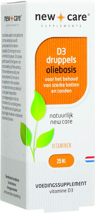 NEW CARE VITAMINE.D3 DRUPPELS OLIEBASIS