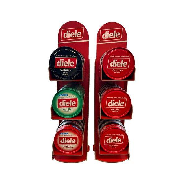 DISP DIELE PASTILLES HONING/DROP/MENTHOL