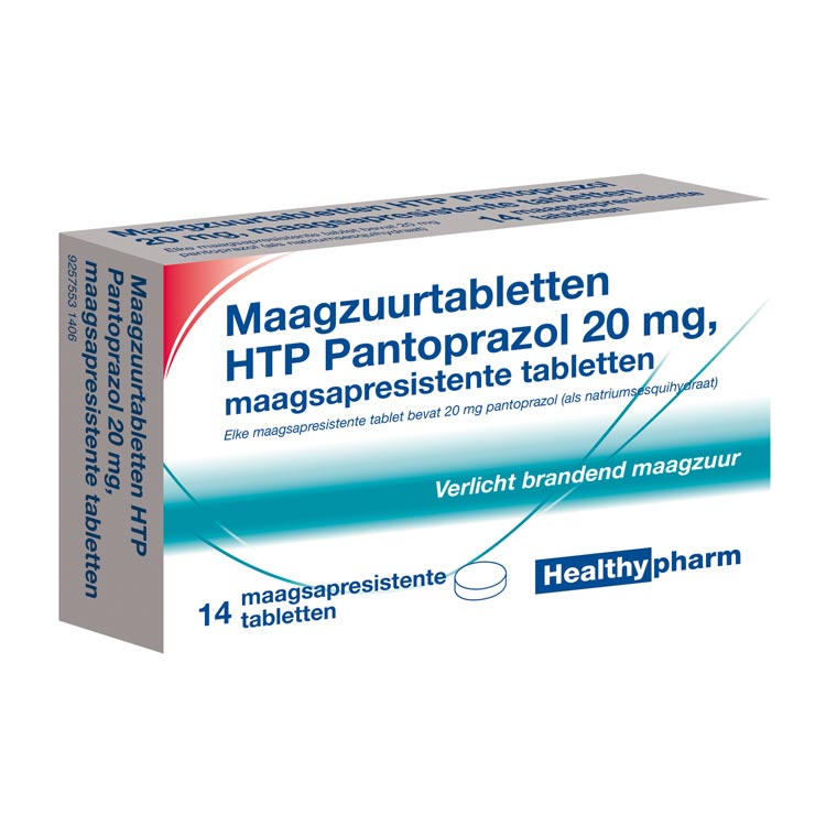 HEALTHY MAAGZUURREMMER PANTOPRAZOL 20MG
