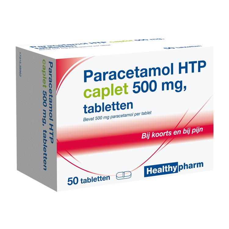HEALTHY PARACETAMOL CAPLET 500MG