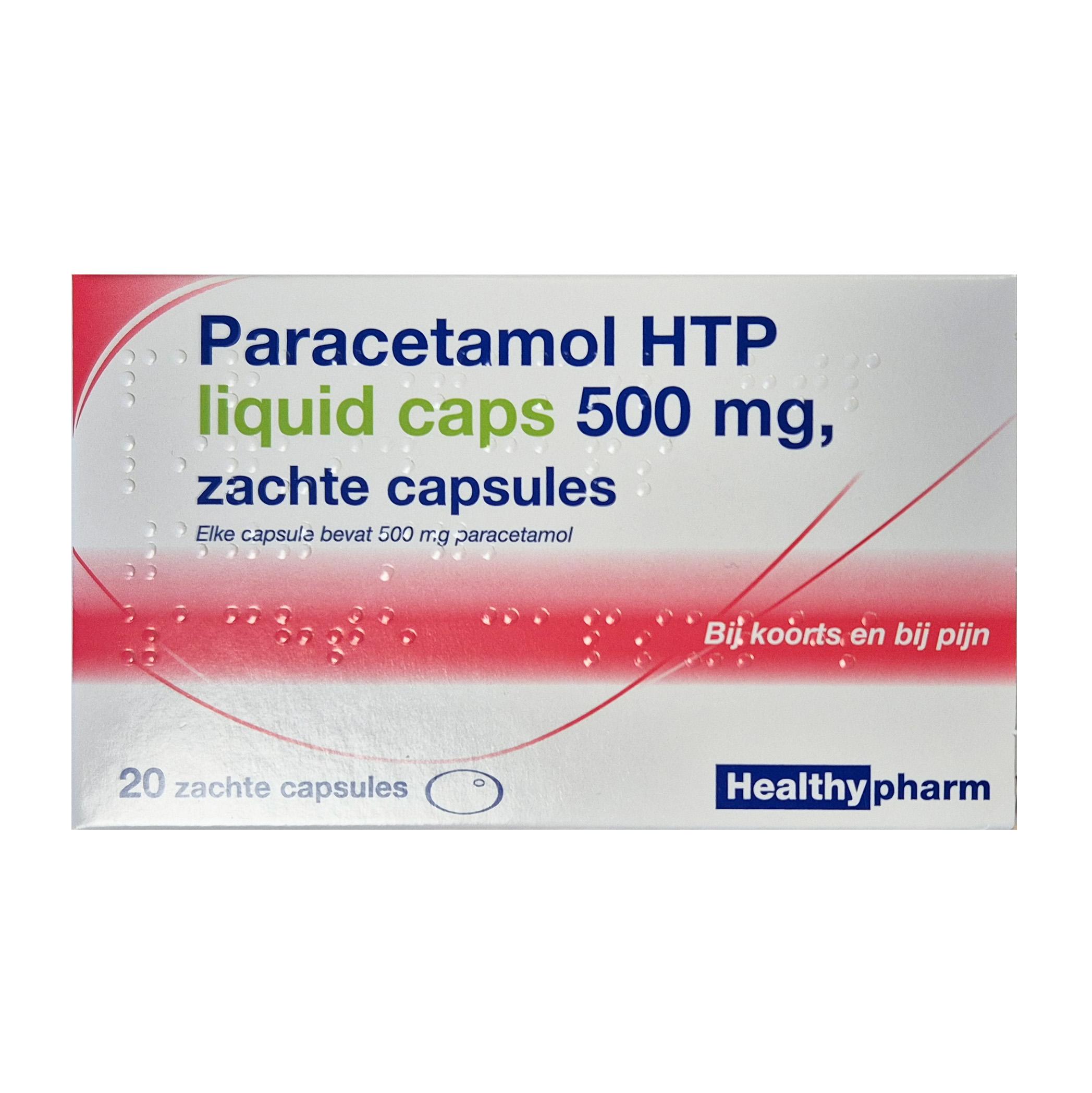 HEALTHY PARACETAMOL LIQUID CAPS 500MG