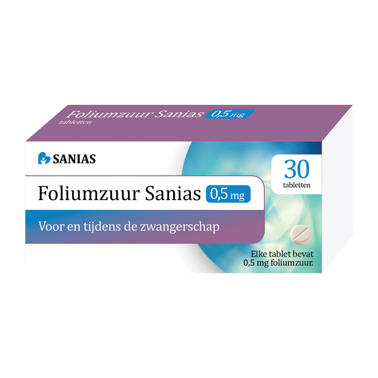 SANIAS FOLIUMZUUR 0,5MG