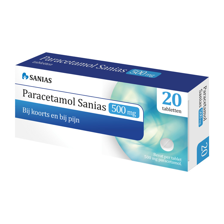 SANIAS PARACETAMOL COFFEINE 500/50 MG