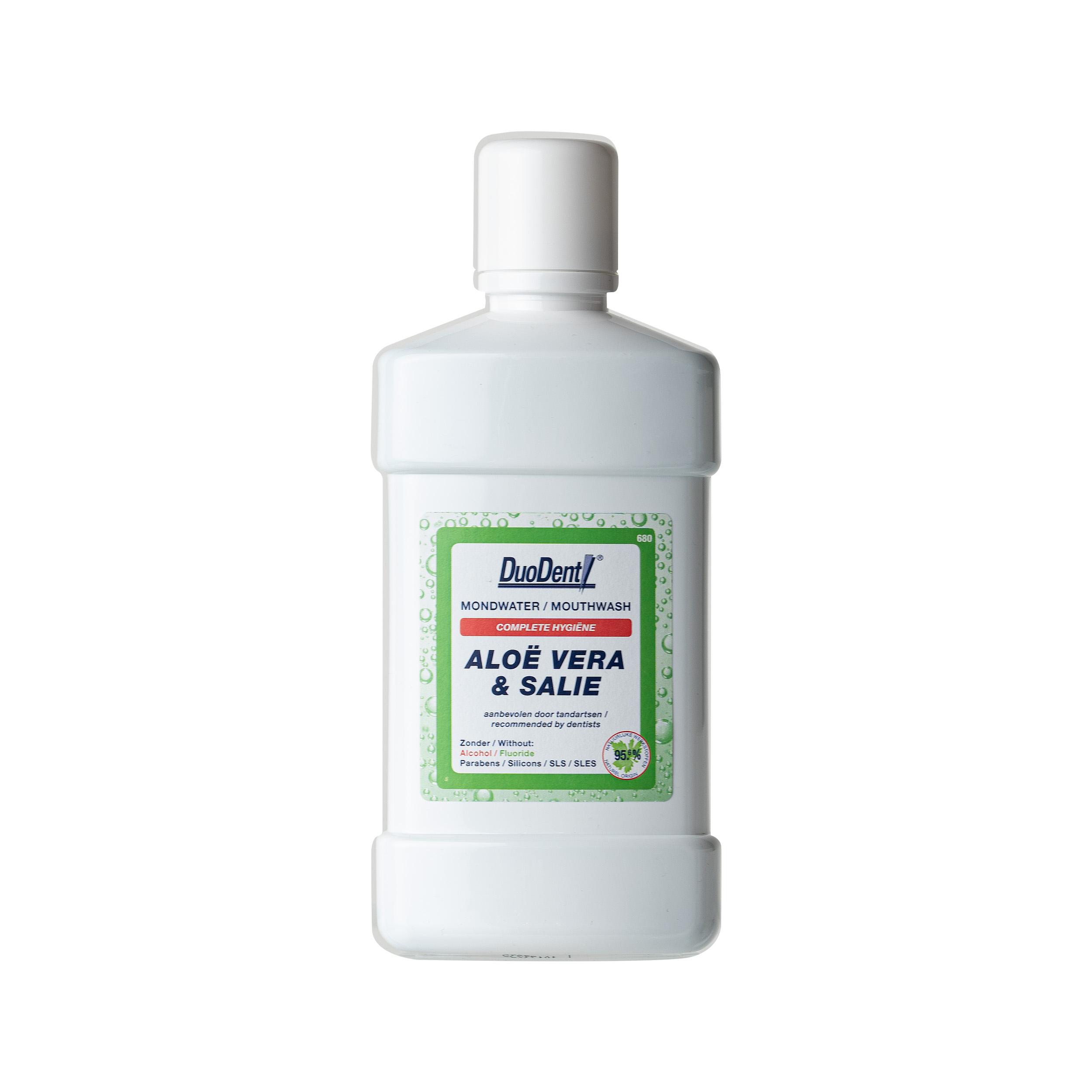 DUODENT MONDWATER ALOE VERA   SALIE MINT-ALCOH.VRIJ