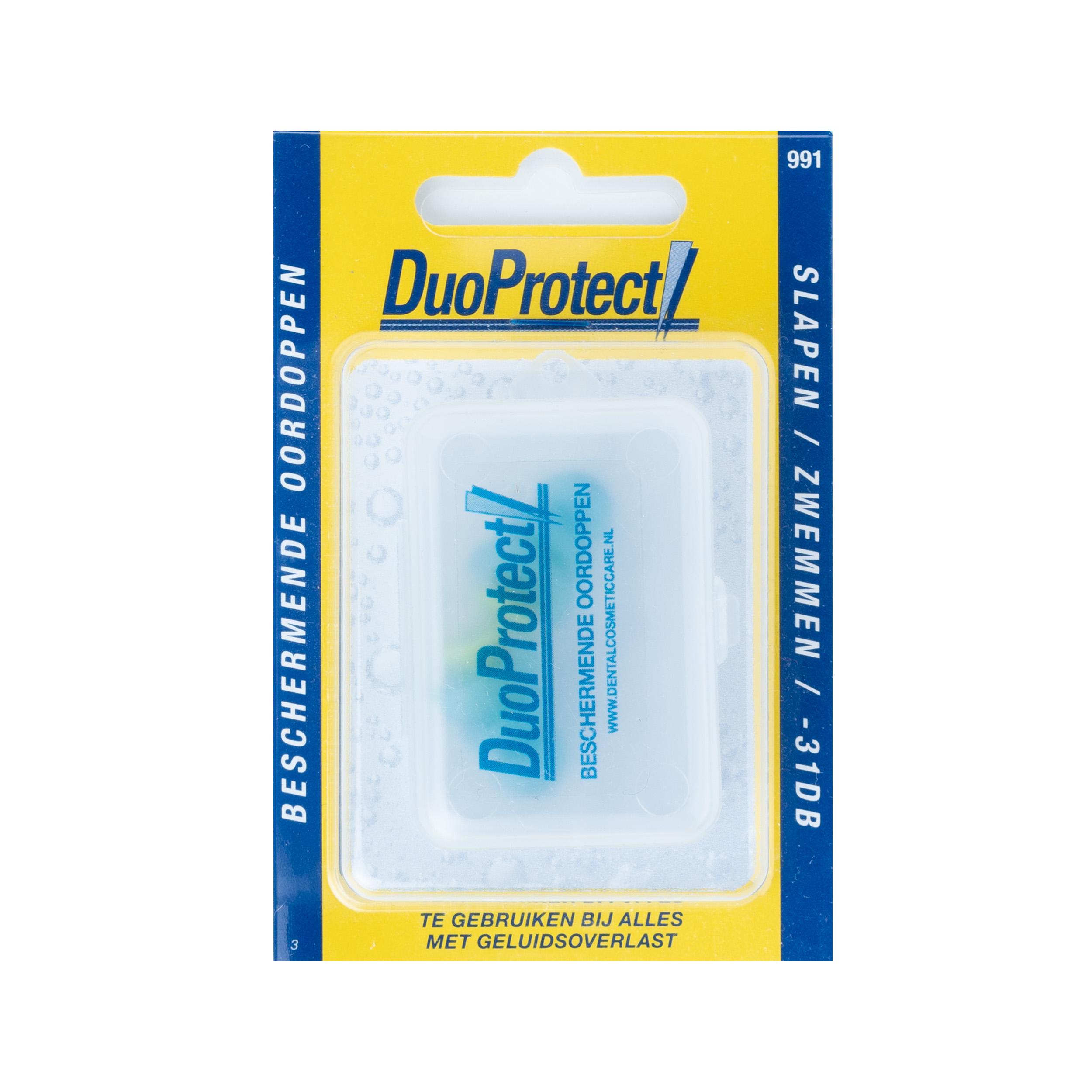 DUO PROTECT BESCHERMENDE OORDOPPEN SLAPEN/ZWEMMEN