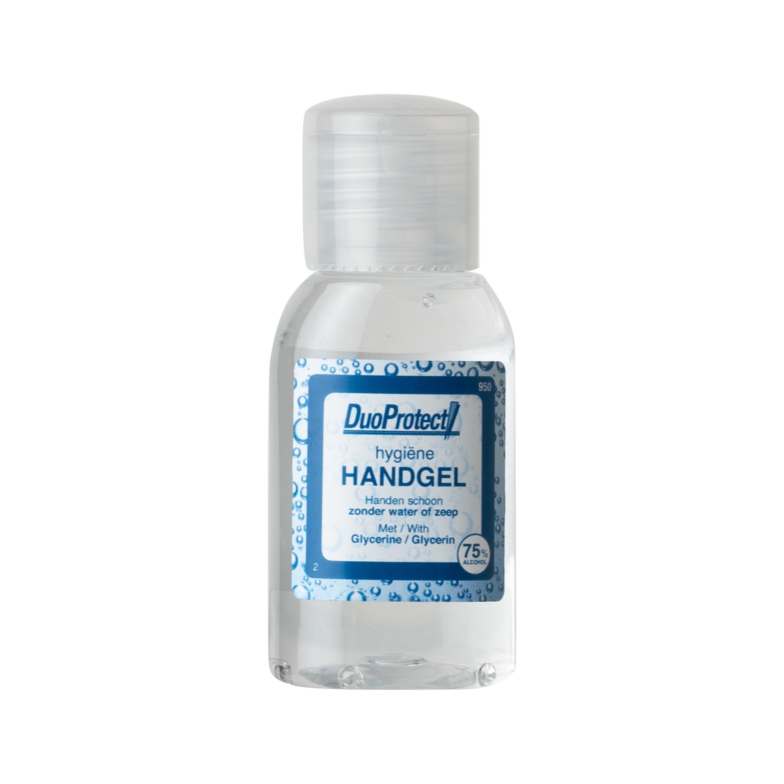 DUOPROTECT HYGIENISCHE HANDGEL GLYCERINE MET 75% ALCOHOL