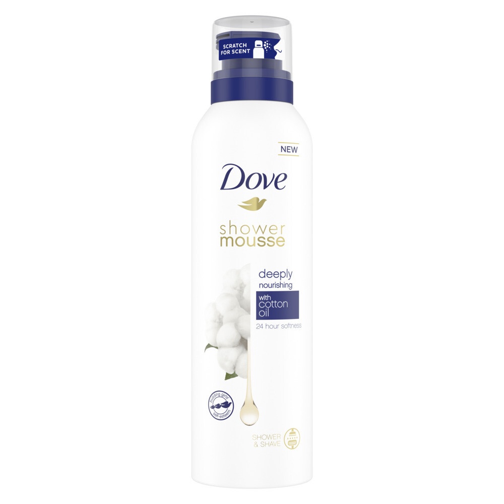 DOVE SHOWER FOAM DEEPLY NOURISHING COTTON OIL