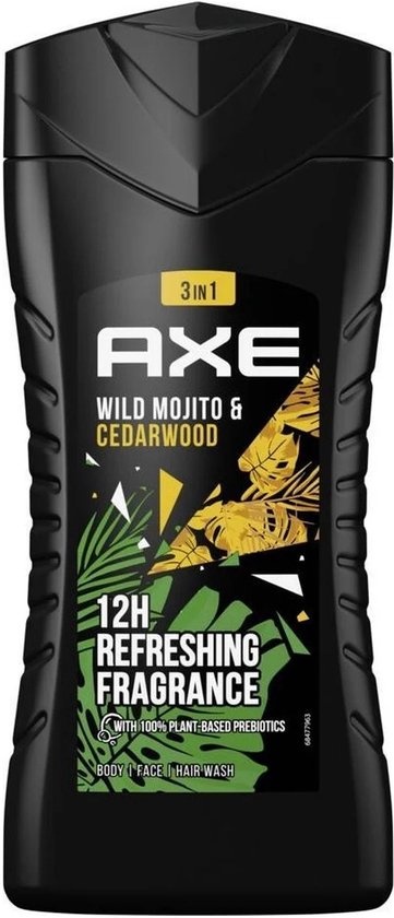 AXE DOUCHE GEL WILD GREEN MOJITO   CEDARWOOD