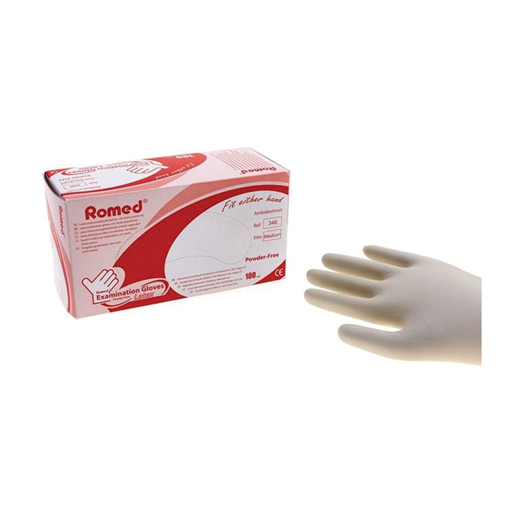 ROMED LATEX ONDERZOEK HANDSCHOENEN POEDER VRIJ XS
